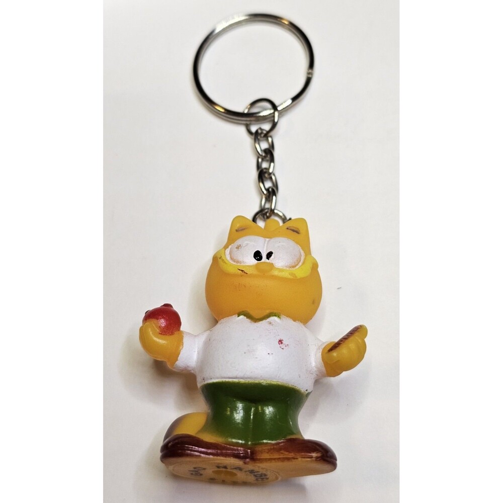 Gao Nanbei Garfield Orange Cat Keychain 0215 Jon Outfit Figure Bag Charm Keyring